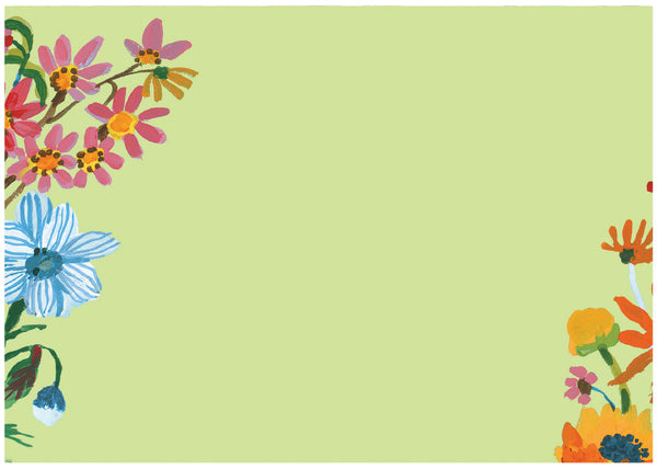 Flower Field Writing Paper Set