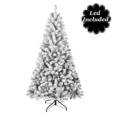 Christmas Tree White with LED Lights