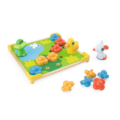 Djeco Mosaico - Ducky & Co Wooden Game For Toddlers 2 yrs +