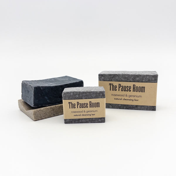 PAUSE Hand-Made Soap - Rosewood and Geranium
