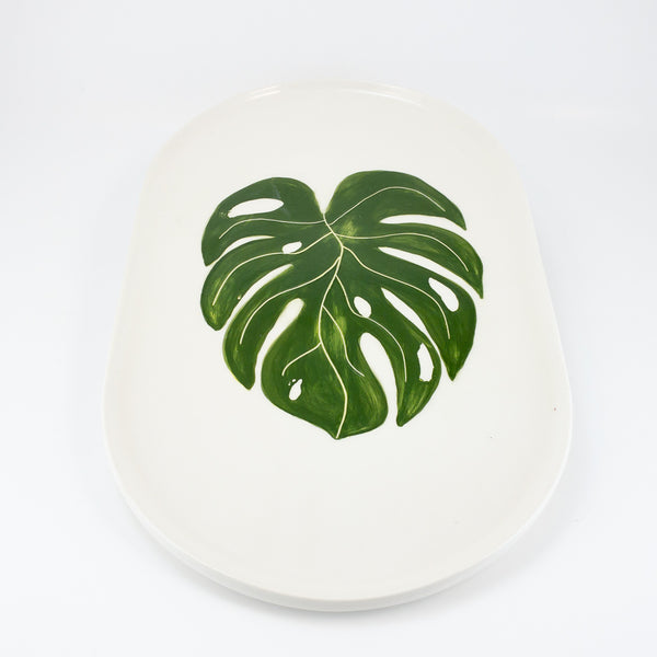 Kiki Oval Platter - Oasis Green