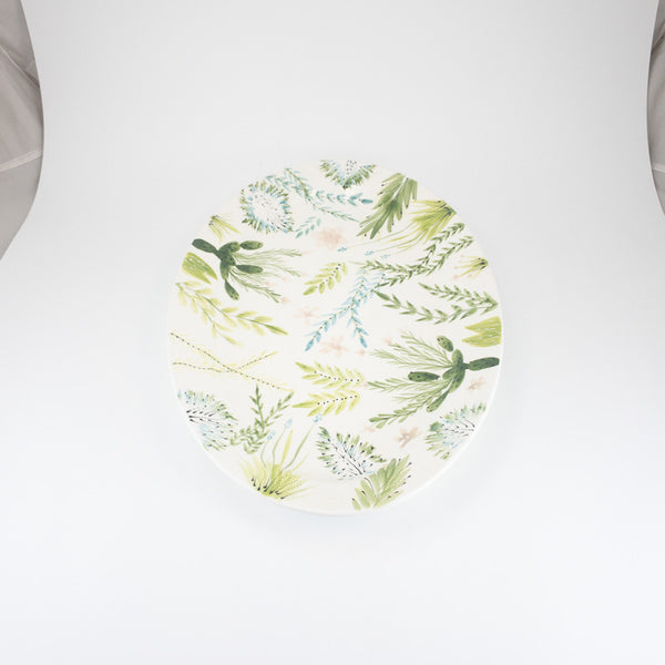 Flat Oval Large - Oasis Green