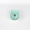 Oval Pet Bowl Small Turquoise Dog
