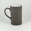 Mug D - Black Clay with White Glaze