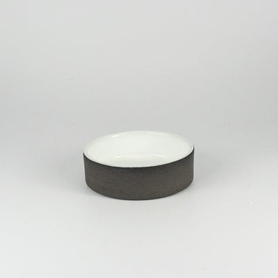 Ramekin C - Black Clay with White Glaze