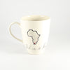Mug A White Gloss - Africa - you are here