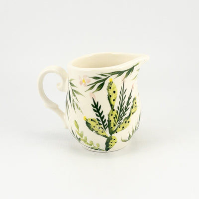 Baroque Milk Jug - Oasis Green