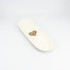Flat Oval Small Platter Floral Heart