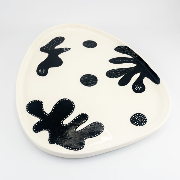 Oblong Platter Seaweed