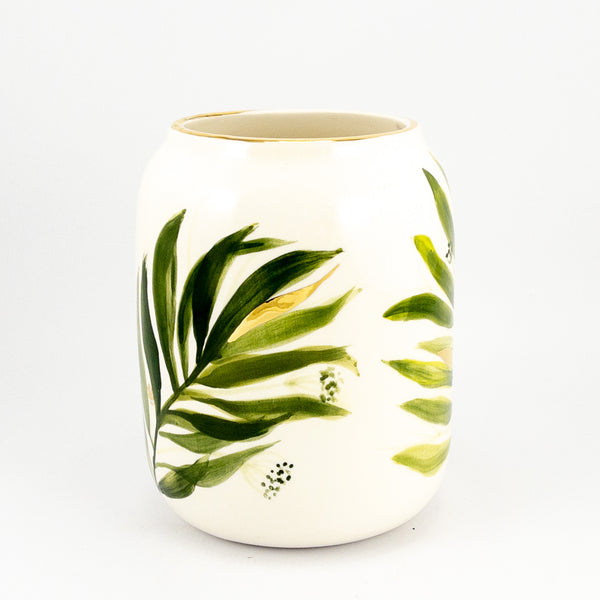 Lily Vase Foliage (with Gold)