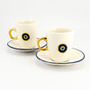 Diana Espresso Mug and Saucer (Set of 2) - eye