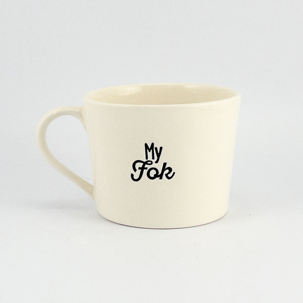 Mug C White Gloss - my fok