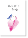 PAUSE Greeting Cards “Just a little love”