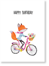 PAUSE Greeting Cards “Happy Birthday” - Fox