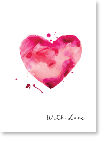 PAUSE Greeting Cards “With Love”