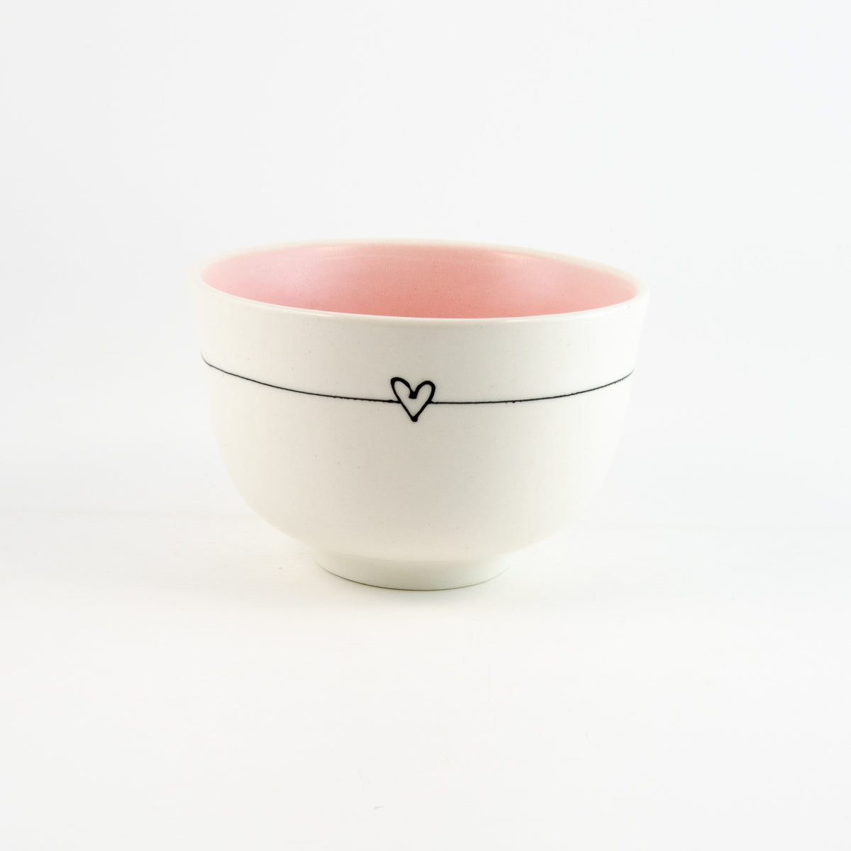 Breakfast Bowl Candy Love-Stripe with heart