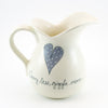 Country Jug Heart & Words