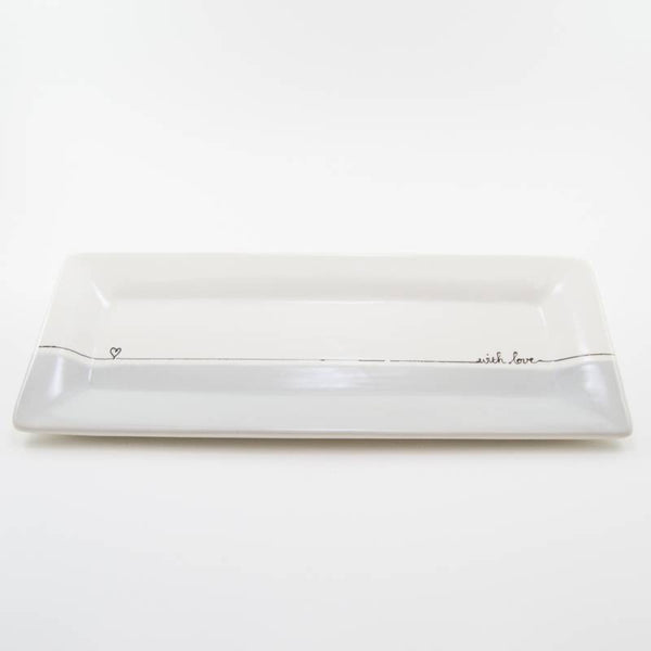 Rectangular Platter Candy Love