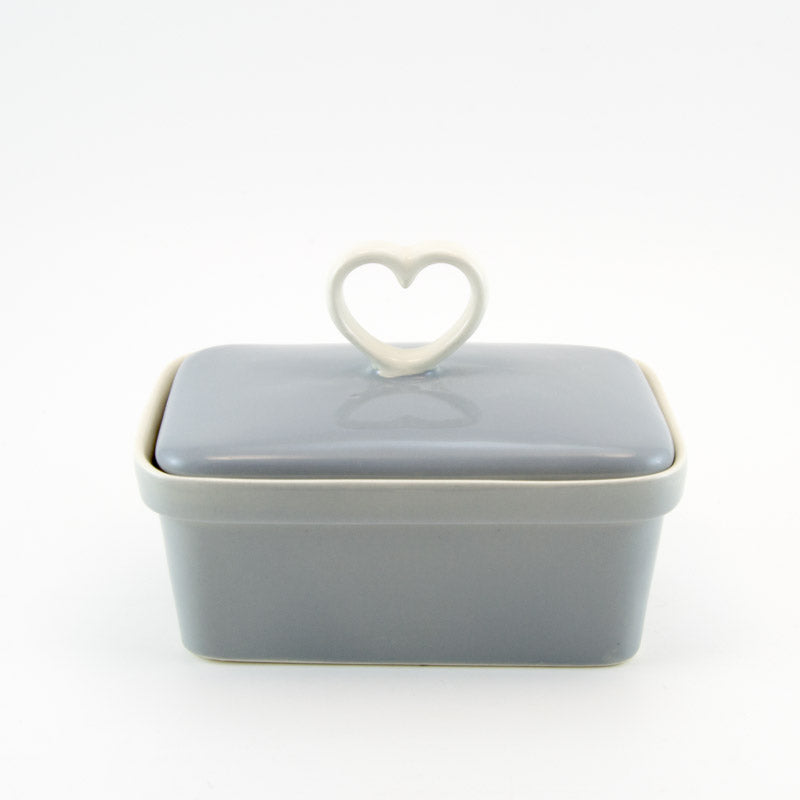 Butter Dish Heart Viva Glam