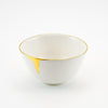 Small Bowl with Gold Rim & Drip