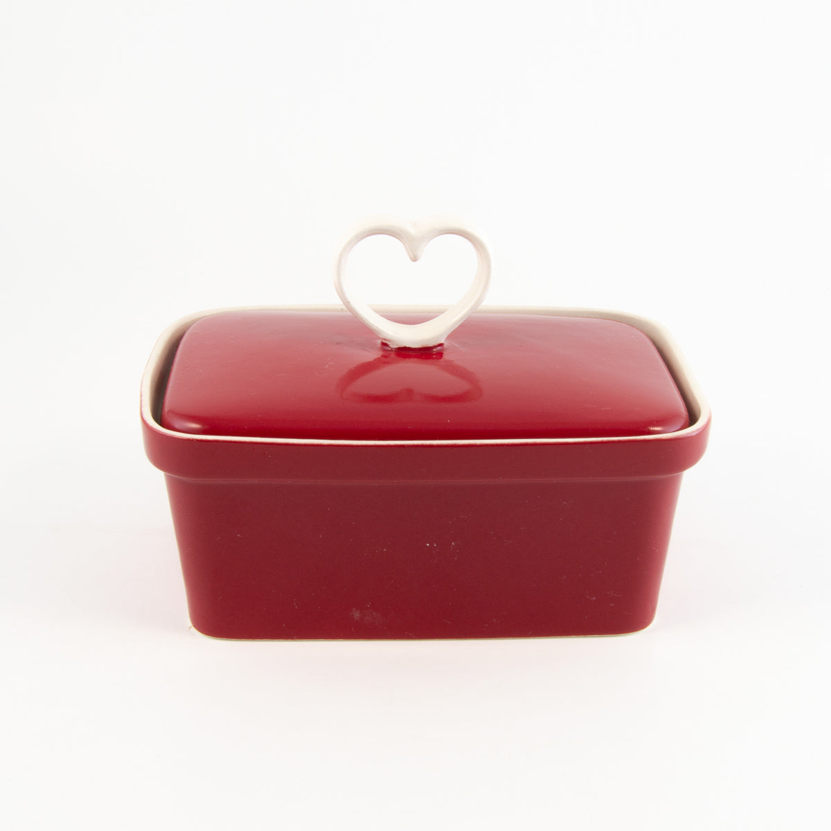 Butter Dish Heart Viva Glam