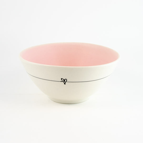 Salad Bowl Small Candy Love-Stripe and Heart