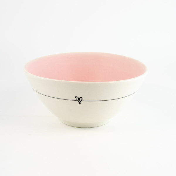Salad Bowl Small Candy Love-Stripe and Heart