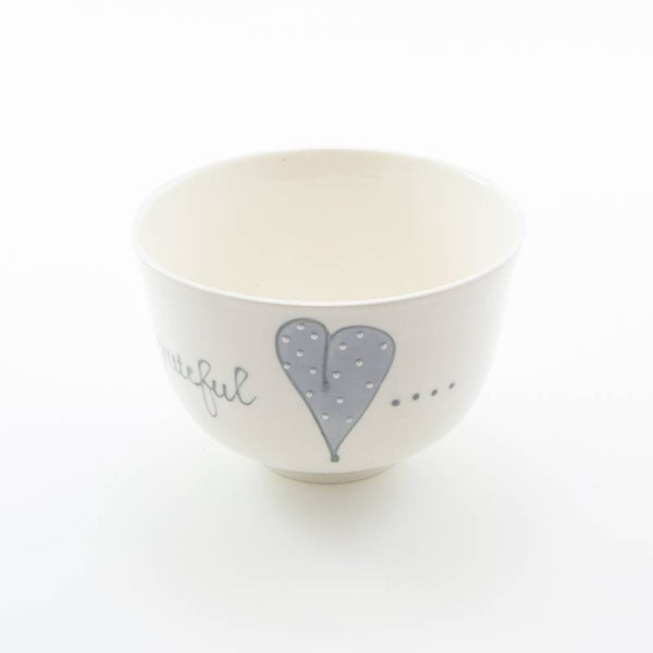 Breakfast Bowl Heart & Words
