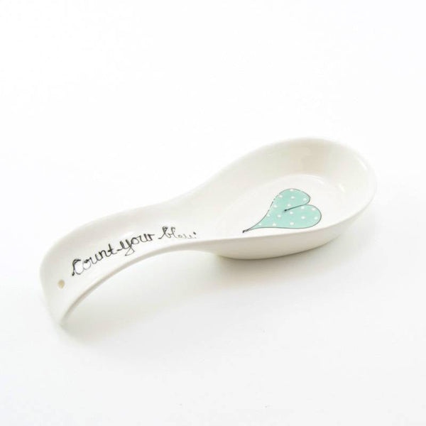 Spoon Rest Deep Heart & Words
