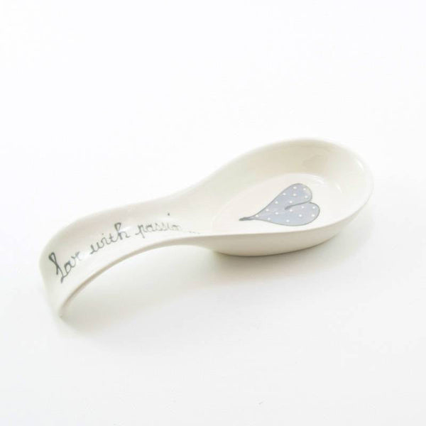 Spoon Rest Deep Heart & Words