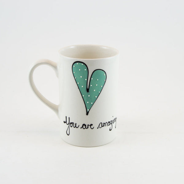 Mug D Heart & Words
