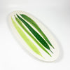 Loaf Platter Oasis Green Leaves