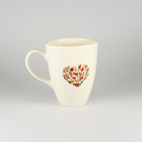 Mug A - Floral Heart