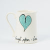 Milk Jug Heart & Words