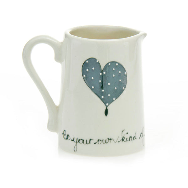 Milk Jug Heart & Words
