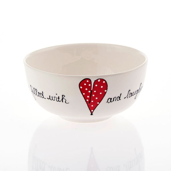 Soup Bowl Heart & Words